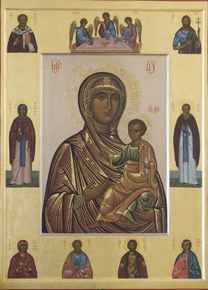 27-Эфесская икона Божией Матери с клеймами. Корсунско-Богородицкий собор. Торопец